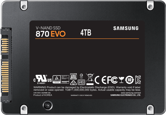 Samsung 870 EVO SATA SSD 4TB
