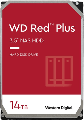 WD Red Plus 14TB 7200rpm 512MB 2021