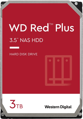 WD Red Plus 3TB 5400rpm 128MB