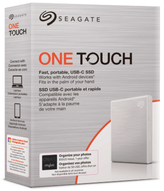Seagate One Touch SSD 500GB Silver