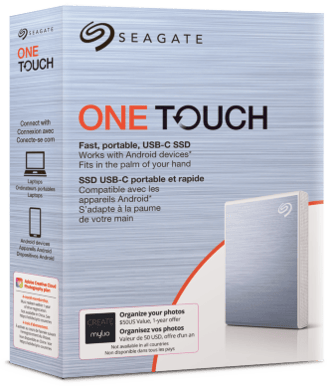 Seagate One Touch SSD 500GB Blå