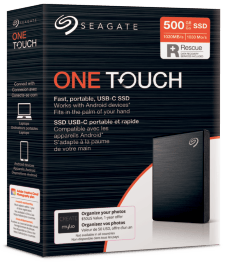 Seagate One Touch SSD 2TB Svart