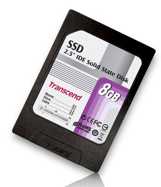 Transcend 2.5" SSD 8GB IDE, SLC