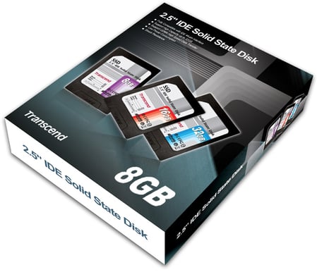 Transcend 2.5" SSD 8GB IDE, SLC