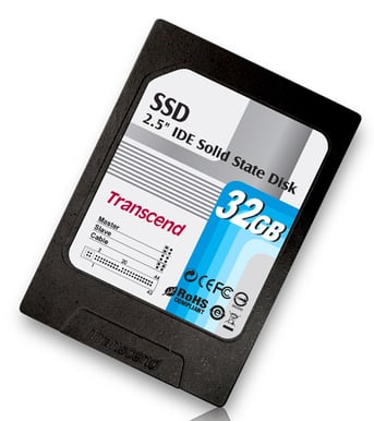 Transcend 2.5" SSD 32GB IDE, MLC