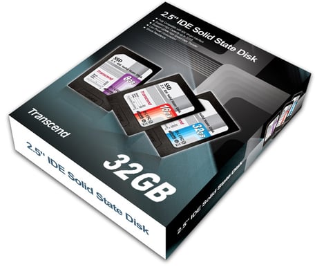 Transcend 2.5" SSD 32GB IDE, MLC