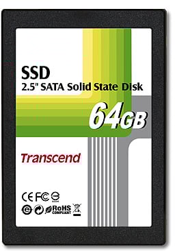 64GB 2.5" SSD Transcend S-ATA, MLC