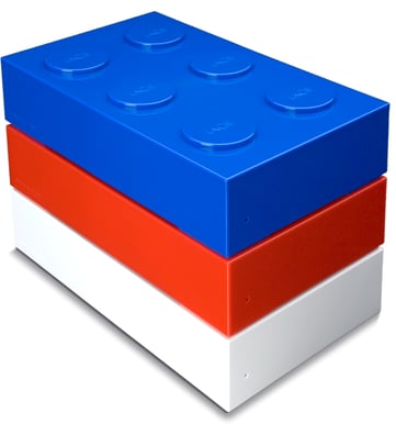 LaCie Brick 1TB Blå