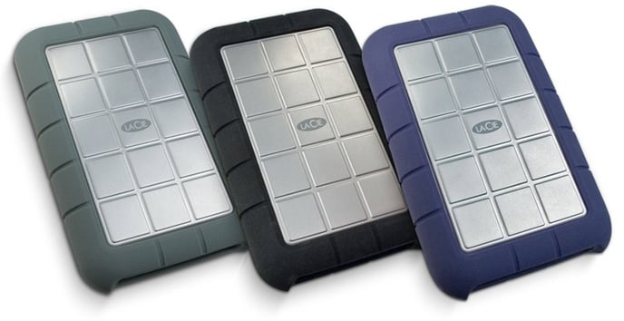 LaCie Rugged Sleeves Grå, Lila och Svart