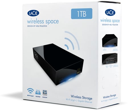 LaCie Wireless Space 1TB NAS