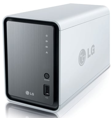 LG N2A2DD2 2TB NAS hemmaserver