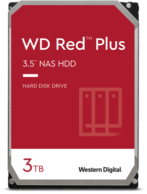 WD Red Plus 3TB 5400rpm 64MB