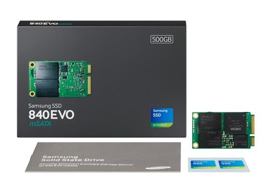 Samsung SSD EVO Basic 840-Series 500GB mSATA
