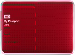 WD MyPassport Ultra USB 3.0 Röd 2TB
