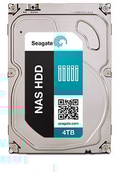 2TB Seagate NAS HDD 5900rpmm 64MB + 3års kostnadsfri Data Recovery