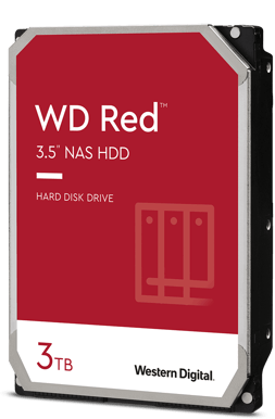 WD Red 3TB 5400rpm 256MB