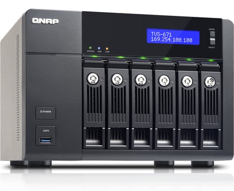 Qnap TVS-671 Intel Core i3 NAS