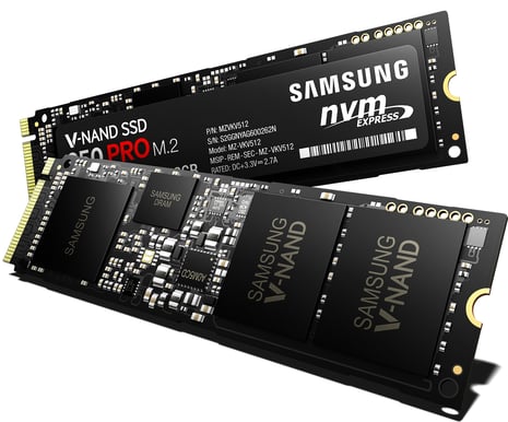 Samsung 950-series PRO 512GB M.2 NVMe