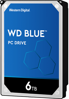 WD Blue Low Power 6TB 5400rpm 64MB