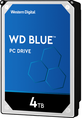 WD Blue Low Power 4TB 5400rpm 64MB