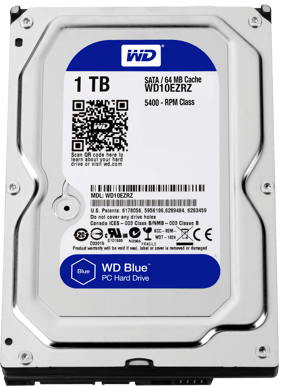 WD Blue Low Power 1TB 5400rpm 64MB