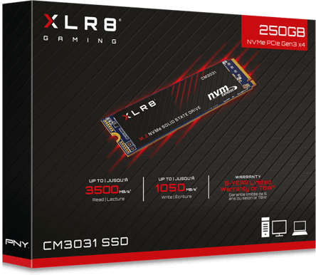 PNY XLR8 CS3031 M.2 NVMe 250GB