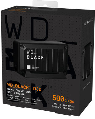 WD Black D30 Game Drive SSD 500GB