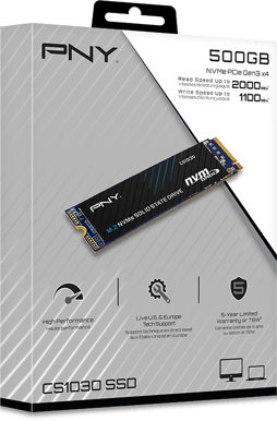 PNY CS1030 M.2 NVMe SSD 500GB