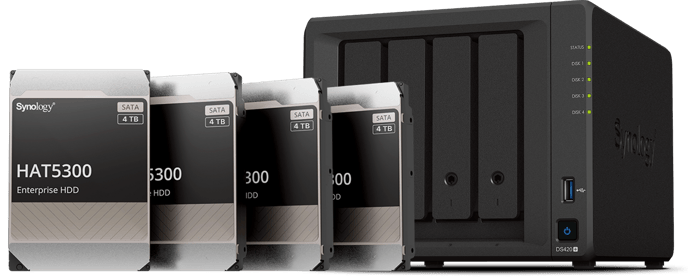Synology DS420+ 16TB (4x4TB) HAT5300