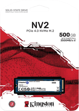 Kingston NV2 M.2 NVMe Gen 4 500GB