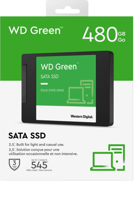 WD Green SSD 480GB 2.5"