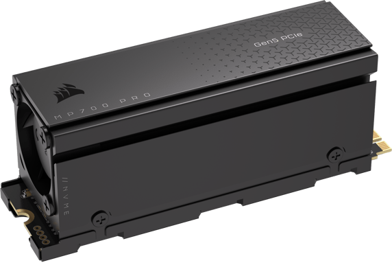 Corsair Force MP700 Pro M.2 NVMe 2.0 Gen 5 1TB Med Värmespridare