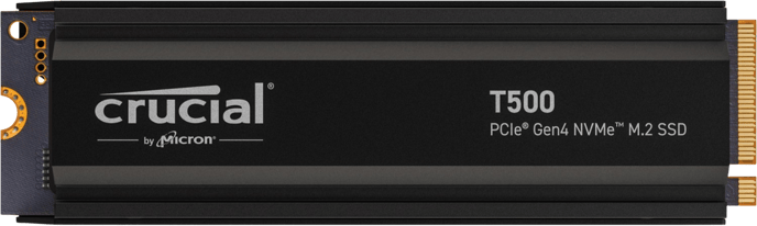 Crucial T500 1TB M.2 NVMe PCIe Gen 4 Med Värmespridare