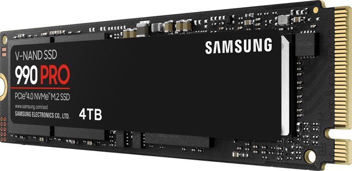 Samsung 990 PRO M.2 NVMe SSD 4TB 
- Swecxlusive (100st)