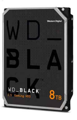 WD Black Desktop 8TB 7200rpm 128MB