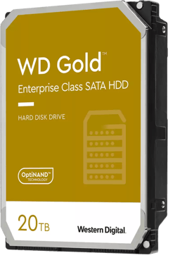 WD Gold 20TB 7200rpm 512MB