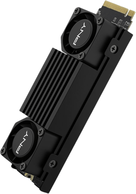 PNY CS3150 2TB M.2 NVMe PCIe Gen 5 med värmespridare