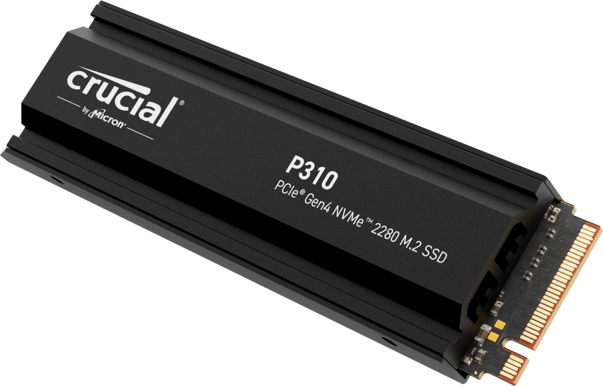 Crucial P310 M.2 NVMe SSD 2TB Med Värmespridare