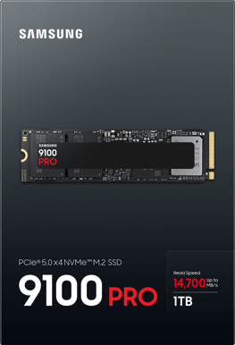 Samsung 9100 PRO M.2 NVMe Gen5 1TB