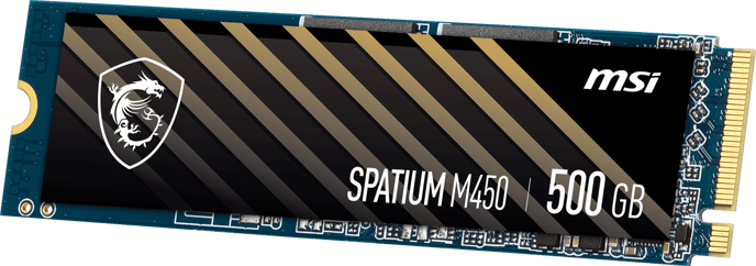 MSI Spatium M450 PCIe 4.0 NVMe 500GB