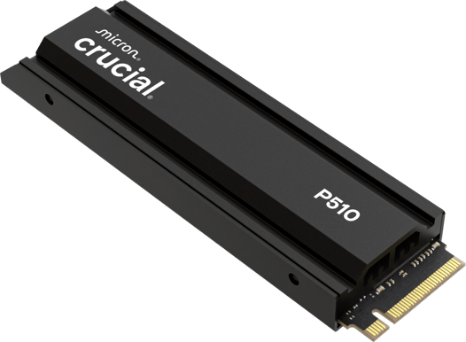 Crucial P510 2TB M.2 NVMe PCIe Gen 5 med värmespridare