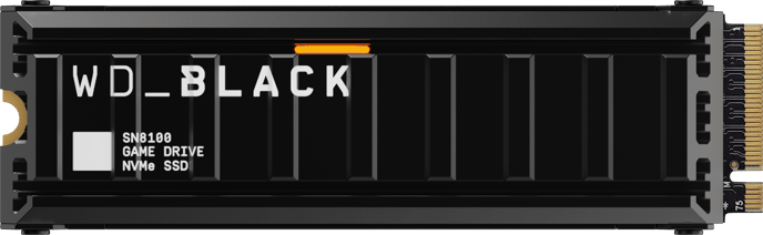 WD Black SN8100 1TB M.2 NVMe PCIe Gen 5 med värmespridare