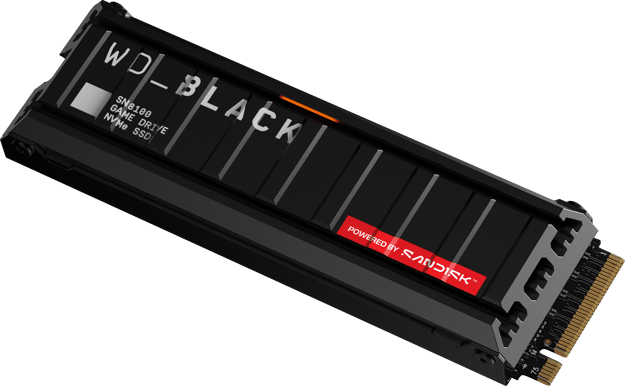 WD Black SN8100 4TB M.2 NVMe PCIe Gen 5 med värmespridare