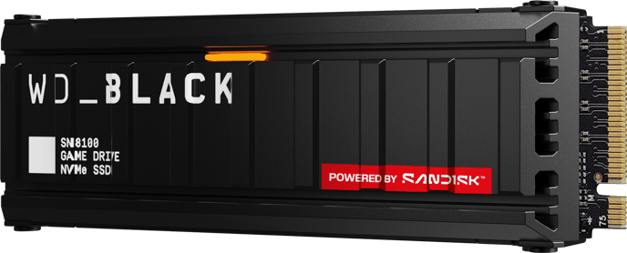 WD Black SN8100 4TB M.2 NVMe PCIe Gen 5 med värmespridare