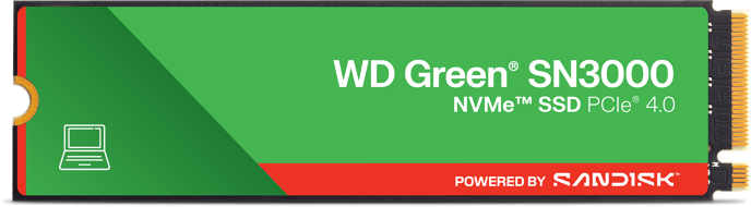 WD Green SN3000 500GB Gen 4