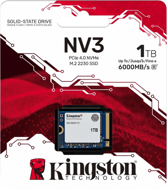 Kingston NV3 M.2 2230 NVMe Gen 4 1TB