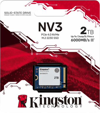Kingston NV3 M.2 2230 NVMe Gen 4 2TB