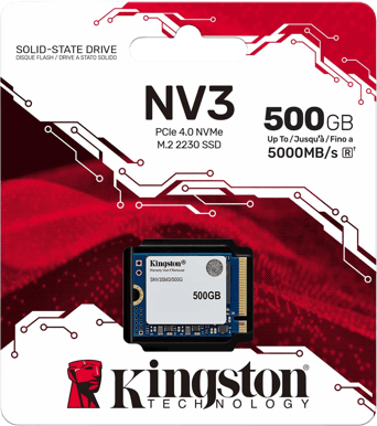 Kingston NV3 M.2 2230 NVMe Gen 4 500GB