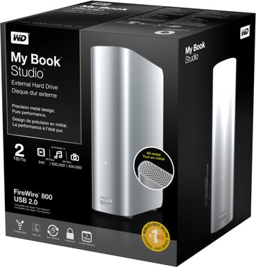 HD2TB WD MyBook Studio Ed. USB2.0/FW400&800