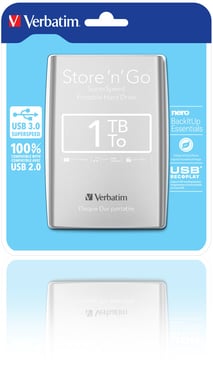 Verbatim Store'n Go 1TB Silver